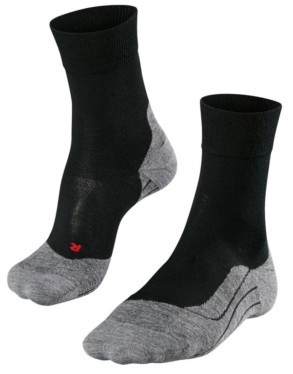 Falke Laufsocke RU4 Wool (mittelstarke Polsterung, mit Merinowolle) schwarz Herren - 1 Paar