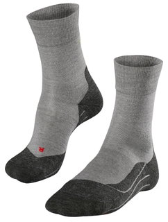 Falke Running Sock RU4 Wool (medium cushioning, with merino wool) grey Men - 1 Pair