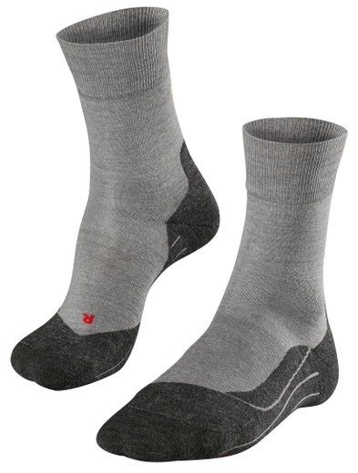 Falke Laufsocke RU4 Wool (mittelstarke Polsterung, mit Merinowolle) grau Herren - 1 Paar