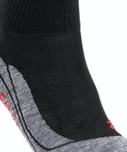 Falke Trekkingsocke TK5 Short (leichte Polsterung für leichte Wanderungen) schwarz Damen - 1 Paar