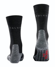 Falke Trekkingsocke TK2 (Merino wool, for light terrain) black Men - 1 Pair