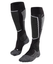 Falke Skisocke SK2 (Allrounder-Skistrumpf, Merinowoll-Mix) schwarz Herren - 1 Paar