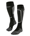 Falke Skisocke SK2 (Allrounder-Skistrumpf, Merinowoll-Mix) schwarz/grau Damen - 1 Paar