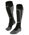 Falke Skisocke SK2 Intermediate Wool (mittelstarke Polsterung) schwarz/grau/weiss Damen - 1 Paar