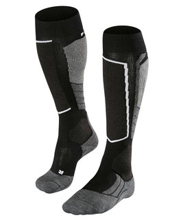 Falke Skisocke SK2 Intermediate Wool (mittelstarke Polsterung) schwarz/grau/weiss Damen - 1 Paar