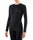 Falke Langarmshirt Wool Tech (Merinowolle) Unterwäsche schwarz Damen