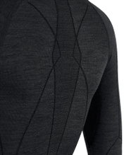 Falke Long Sleeve Wool Tech (Merino Wool) Underwear Black Women