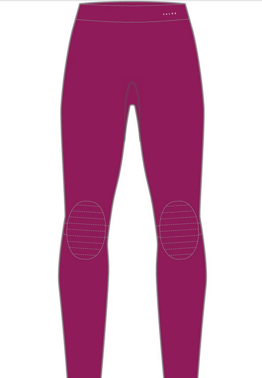 Falke Unterziehhose Tight Wool-Tech (feinste Merinowolle) Unterwäsche lang violett Damen
