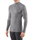 Falke Langarmshirt Wool Tech Half-Zip (Merinowolle) Unterwäsche grau Herren