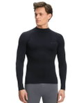 Falke Funktionsunterwäsche Langarmshirt Warm (perfekte Feuchtigkeits - und Temperaturregulierung) schwarz Herren