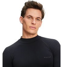 Falke Funktionsunterwäsche Langarmshirt Warm (perfekte Feuchtigkeits - und Temperaturregulierung) schwarz Herren