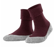 Falke Slippers Cosyshoe (soft merino wool) burgundy Women