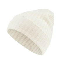Falke Wintermütze (Beanie) Unisex - Kaschmir, Rippenstruktur, Umschlag - weiss - 1 Stück