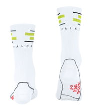 Falke Bikesocke BC Impulse Rapid (ultraleichte Polsterung, Netzgestrick) weiss/limegrün - 1 Paar