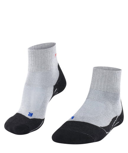 Falke Trekkingsocke TK2 Short Cool (für leichtes Gelände) hellgrau Damen - 1 Paar