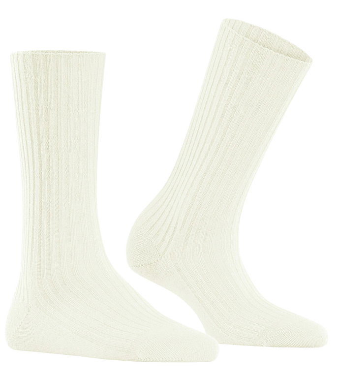 Falke Tagessocke Cosy Wool Boot (angenehmes Tragegefühl) weiss Damen - 1 Paar