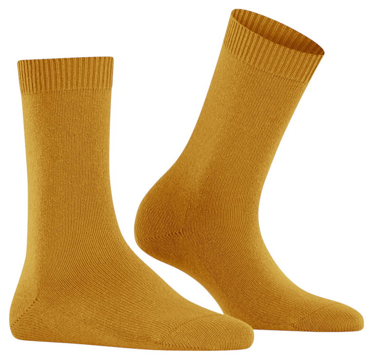 Falke Tagessocke Cosy Wool (weiches Kaschmir, temperaturausgleichende Merinowolle) orange Damen - 1 Paar