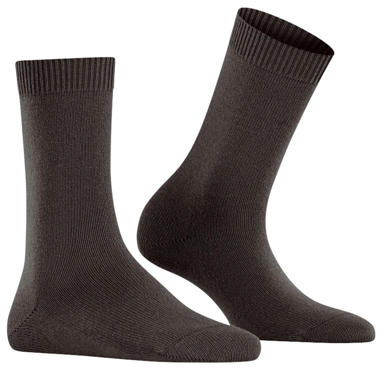Falke Tagessocke Cosy Wool (weiches Kaschmir, temperaturausgleichende Merinowolle) dunkelbraun Damen - 1 Paar