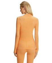 Falke Funktionsunterwäsche Langarmshirt Wool-Tech (Merinowolle, warm und isolierend) orange Damen