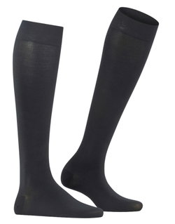 Falke Kniestrümpfe Fine Softness 50 DEN (weiches und leichtes Tragegefühl) schwarz Damen - 1 Paar