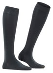 Falke Knee Socks Fine Softness 50 DEN (soft and lightweight wearing comfort) graphite grey ladies - 1 pair