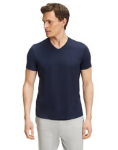 Falke Sport/Recreation T-shirt (V-neck) dark blue men's