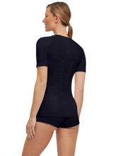 Falke Funktions-Shirt Warm (maximale Bewegungsfreiheit) Kurzarm schwarz Damen