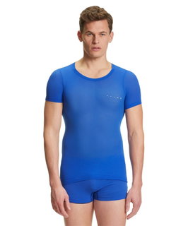 Falke Funktions-Tshirt Ultralight Cool (schnelltrocknend, ultraleicht) Kurzarm blau Herren