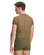 Falke Funktions-Tshirt Ultralight Cool (schnelltrocknend, ultraleicht) Kurzarm herbgrün Herren