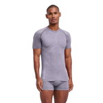 Falke Funktions-Tshirt Wool-Tech Light (komfortable Passform) Kurzarm grau Herren