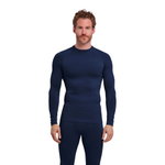 Falke bielizna funkcjonalna longsleeve Maximum Warm (maksymalna swoboda ruchów) granatowa męska