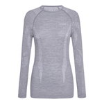 Falke Funktionsunterwäsche Langarmshirt Wool-Tech (hervorragendes Feuchtigkeitsmanagement) grau Damen