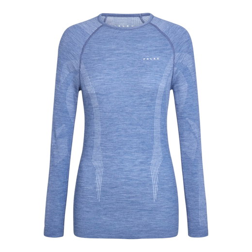 Falke Funktionsunterwäsche Langarmshirt Wool-Tech (hervorragendes Feuchtigkeitsmanagement) dunkelblau Damen