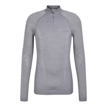 Falke Functional Underwear Long Sleeve Shirt Wool-Tech Half-Zip (excellent moisture management) grey Men