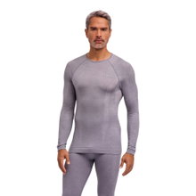 Falke Functional Underwear Long Sleeve Shirt Wool-Tech (excellent moisture management) grey Men