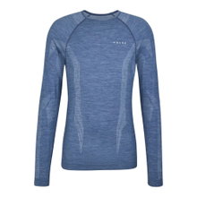 Falke Funktionsunterwäsche Langarmshirt Wool-Tech (hervorragendes Feuchtigkeitsmanagement) blau Herren