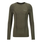 Falke Funktionsunterwäsche Langarmshirt Wool-Tech (hervorragendes Feuchtigkeitsmanagement) olivegrün Herren