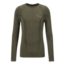 Falke Funktionsunterwäsche Langarmshirt Wool-Tech (hervorragendes Feuchtigkeitsmanagement) olivegrün Herren