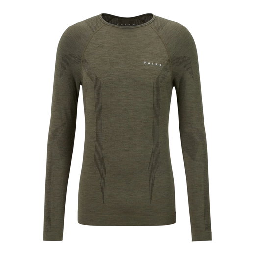 Falke Functional Underwear Long Sleeve Shirt Wool-Tech (excellent moisture management) olive green Men