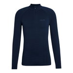 Falke Funktionsunterwäsche Langarmshirt Maximum Warm Half-Zip (maximale Bewegungsfreiheit) navyblau Herren