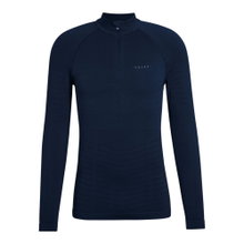Falke Functional Underwear Long Sleeve Shirt Maximum Warm Half-Zip (maximum freedom of movement) navy blue Men's