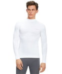 Falke Funktions-Langarmshirt Warm (perfekte Feuchtigkeits-Temperaturregulierung) Unterwäsche weiss Herren