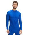 Falke Funktionsunterwäsche Langarmshirt Warm (perfekte Feuchtigkeits - und Temperaturregulierung) blau Herren