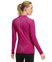 Falke Funktionsunterwäsche Langarmshirt Maximum Warm (perfekte Feuchtigkeits- und Temperaturregulierung) violett Damen