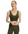Falke Funktionsunterwäsche Sport-Bra (nahtlos, Polyamid-Mischung) herbgrün Damen
