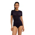 Falke Funktionsunterwäsche Kurzarmshirt Ultralight Cool (Feuchtigkeits- und Temperaturregulierung) schwarz Damen