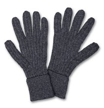 Falke gloves (100% virgin wool) dark grey - ladies/men - 1 pair