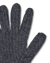 Falke gloves (100% virgin wool) dark grey - ladies/men - 1 pair