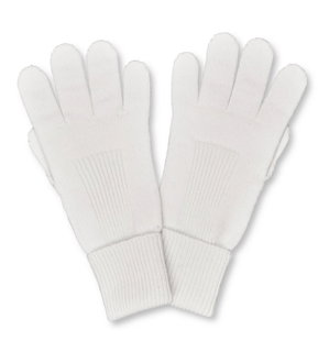 Falke gloves (very warm, soft) cream white ladies/mens - 1 pair