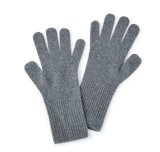 Falke Handschuhe Pure Cashmere (Kaschmir) - dunkelgrau - 1 Paar
